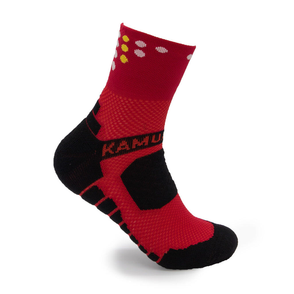 Chaussettes Trail Running TANQUE 5 étoiles - BORDEAUX 16 cm 2/6