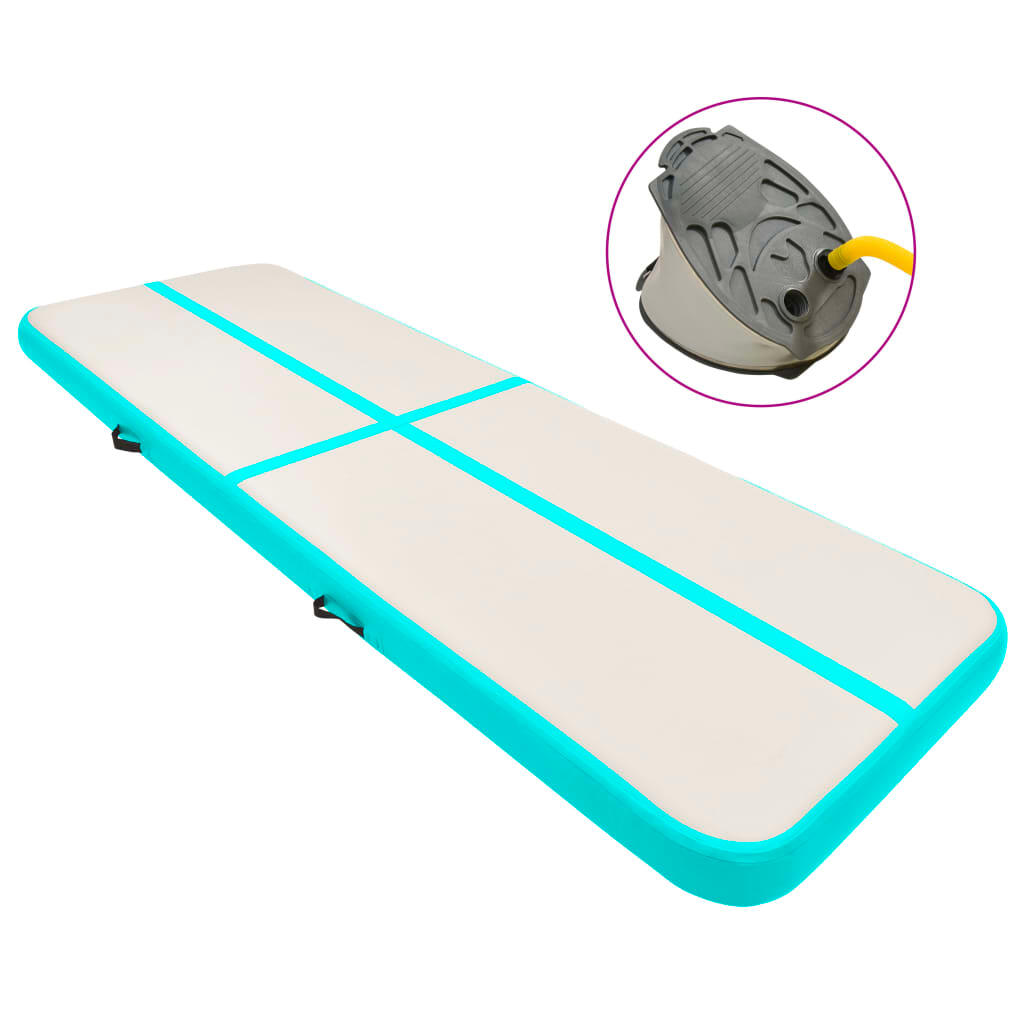 Tapis de gym gonflable VidaXL 500 x 100 x 20 cm avec pompe 1/7