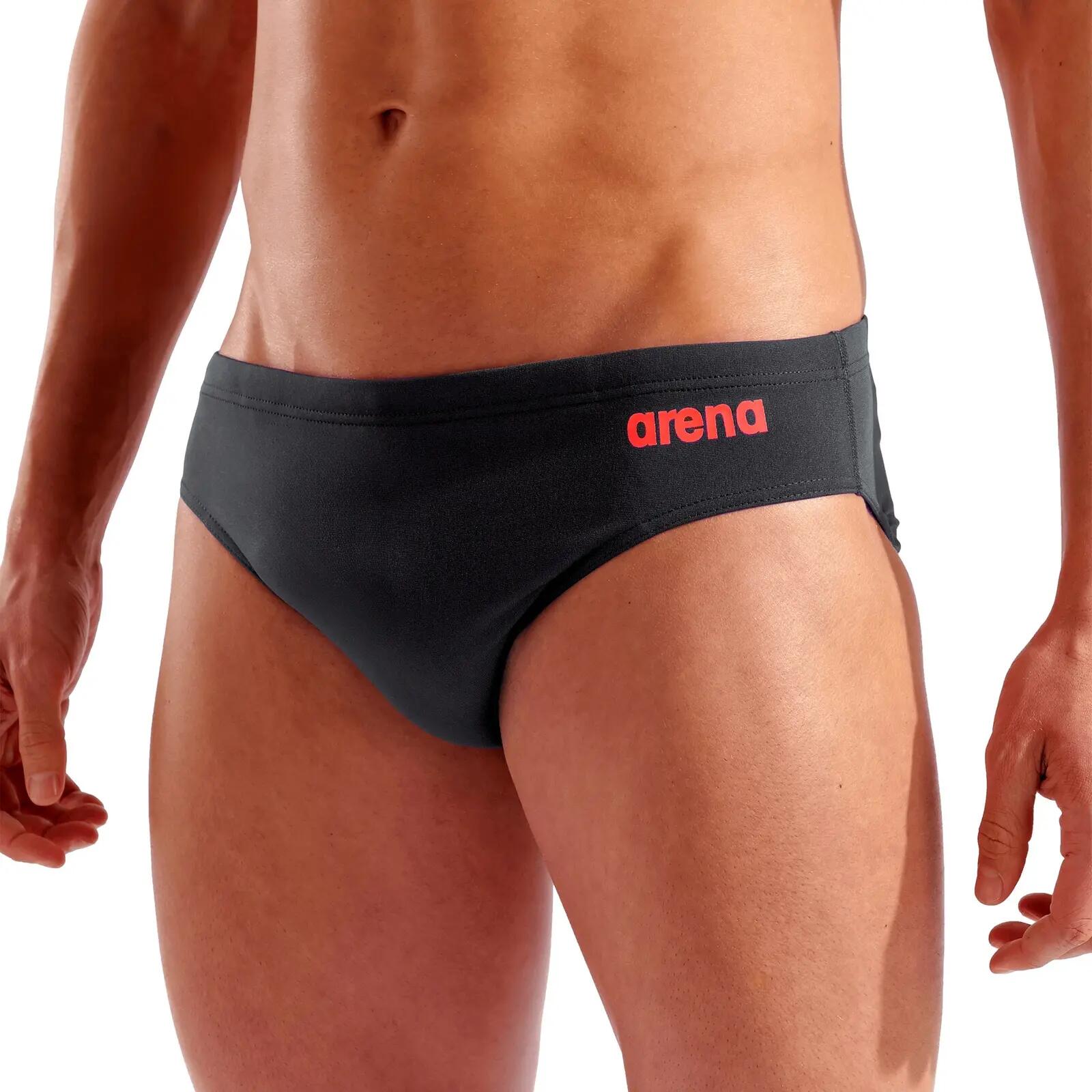 Badeslip bequem leicht schnelltrocknend Herren - Team Swim Briefs Solid 4/6