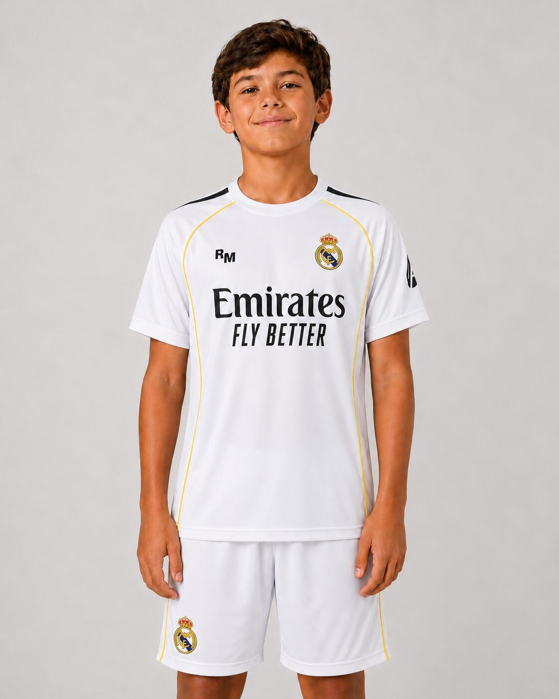 Echipament Acasă Real Madrid 25/26 pentru Copii