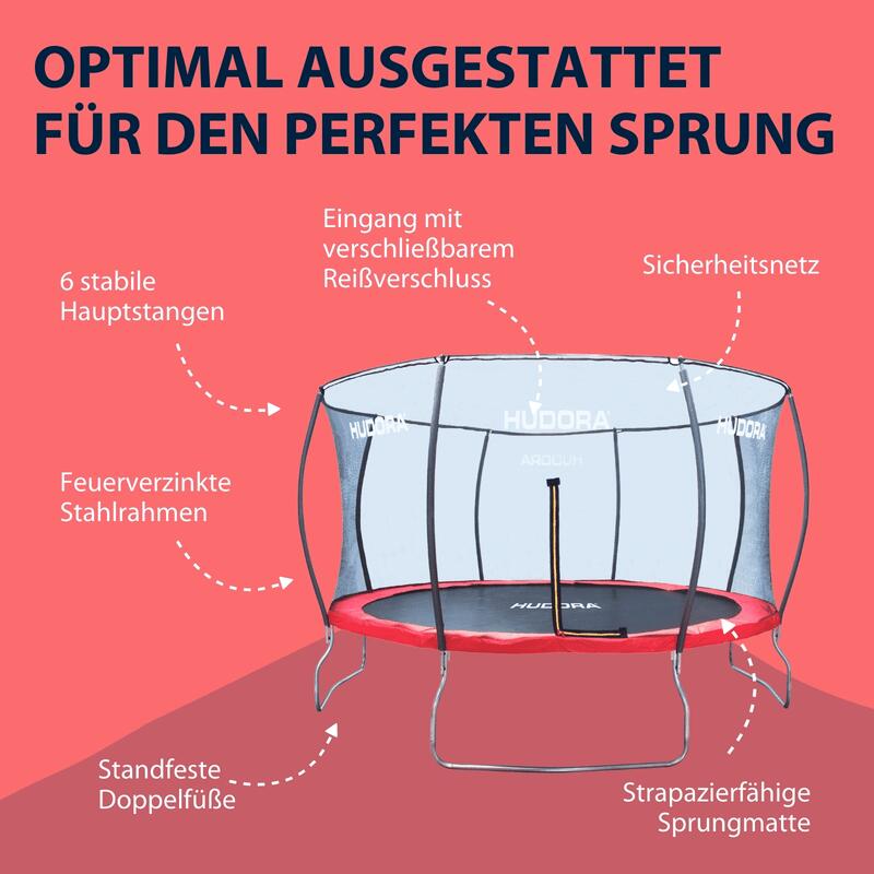 Fantastic Trampolin 400 cm + veiligheidsnet 3/7