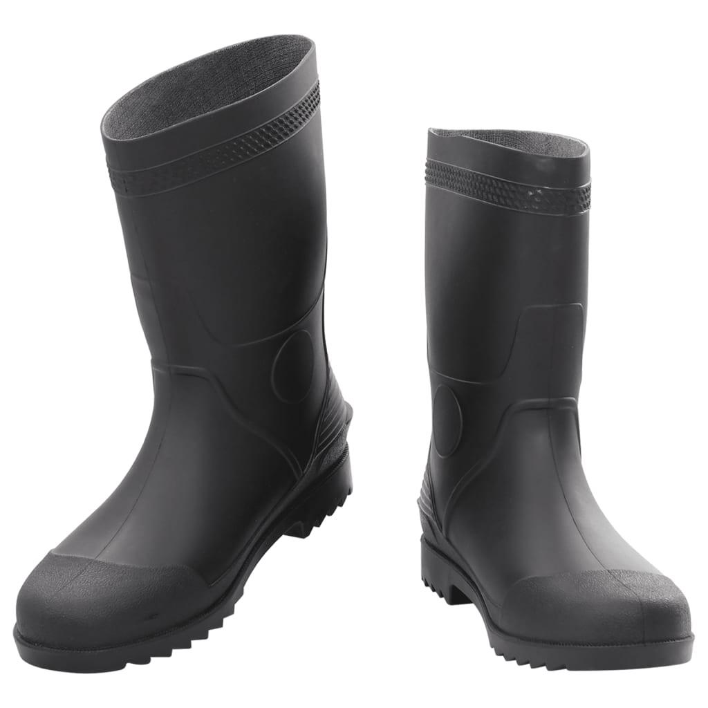 VidaXL Bottes de pluie en PVC, taille 46, noir. 2/3