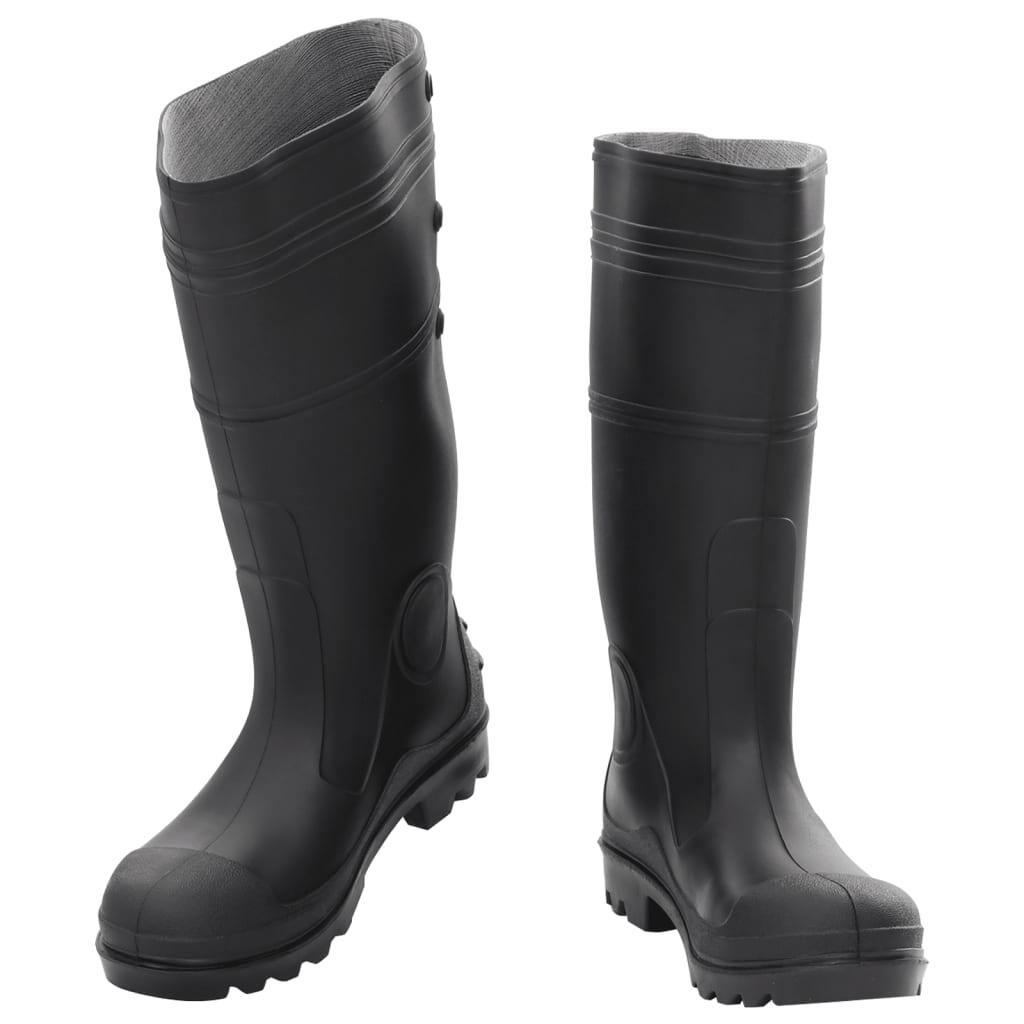 Botas de lluvia VidaXL, PVC, talla 38, negras. 2/3