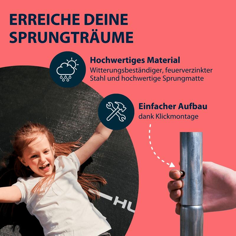 Fantastic Trampolin 400 cm + veiligheidsnet 4/7