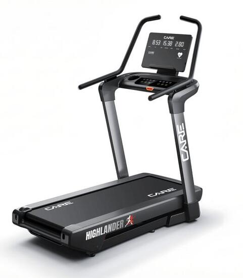 Tapis de course - CARE - HIGHLANDER- 18.8 km/h et inclinaison 42%