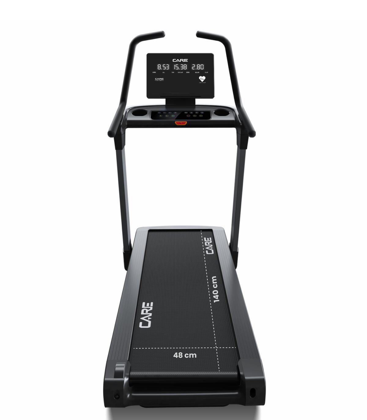 Tapis de course - CARE - HIGHLANDER- 18.8 km/h et inclinaison 42% 4/5