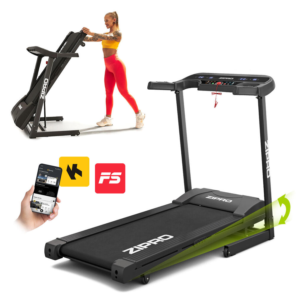 Сгъваема бягаща пътека ZIPRO Pulse 120×42 см, 12 км/ч