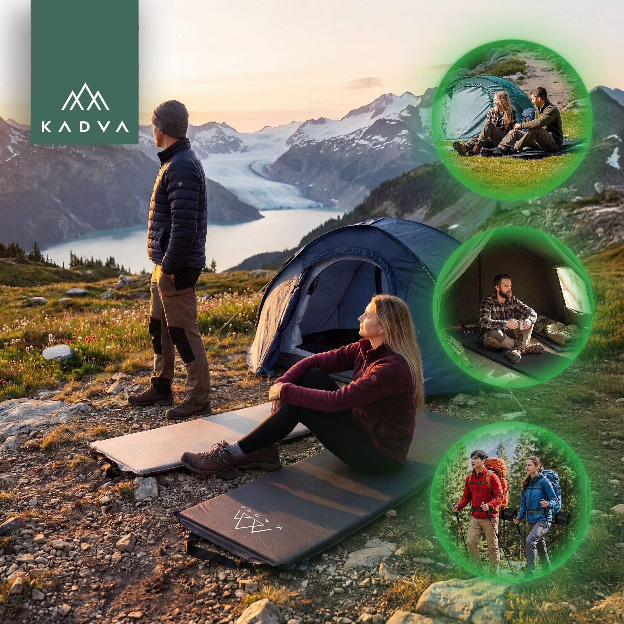 Tapis De Couchage Autogonflant Grand Canyon Hattan 5.0 – épaisseur 5 Cm, Taille 198×63 Cm, R-value 4,5, Léger 1400g, Pour Camping Trekking