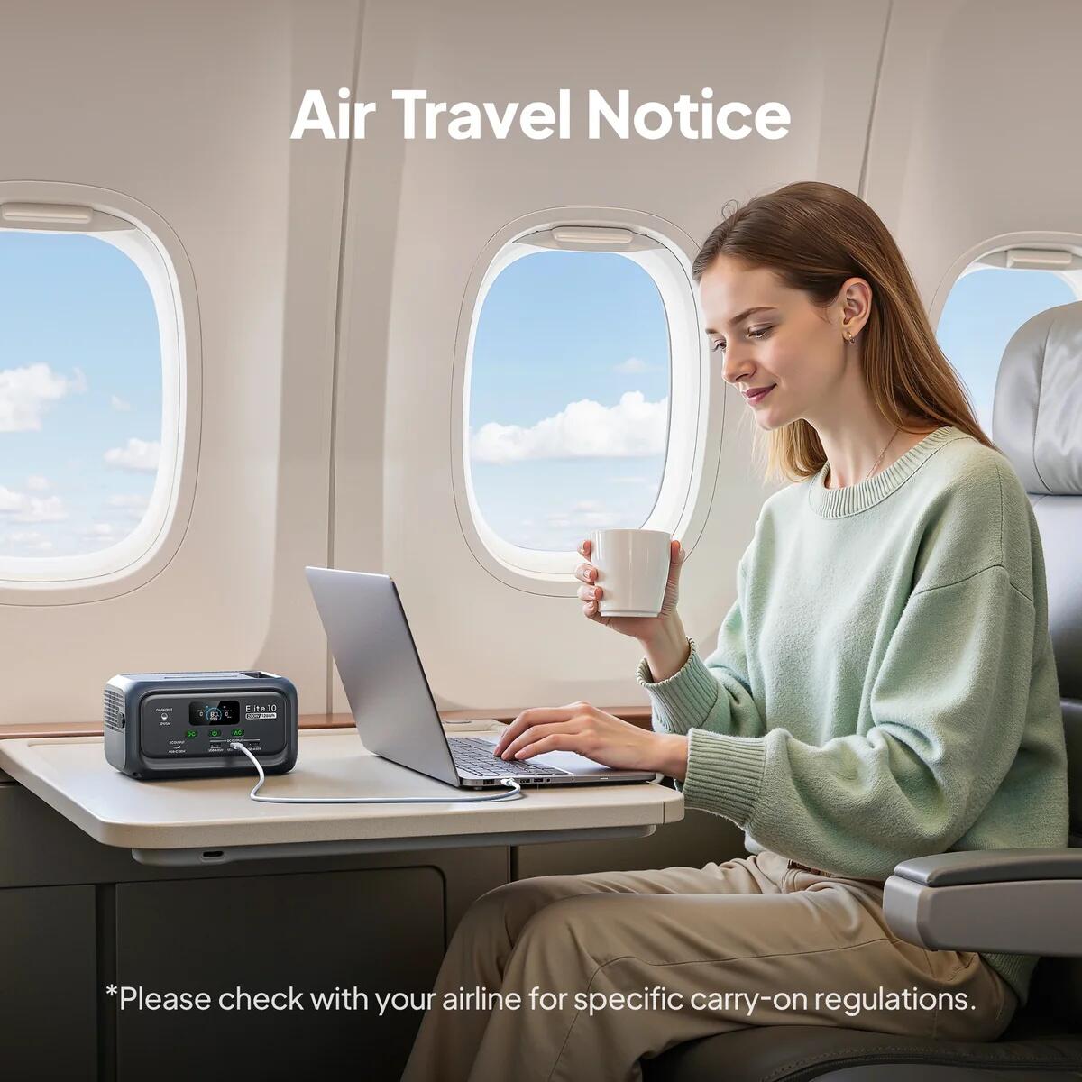 Elite 10 estação energia portátil+100W painel solar para viagens, reserva diária 6/8