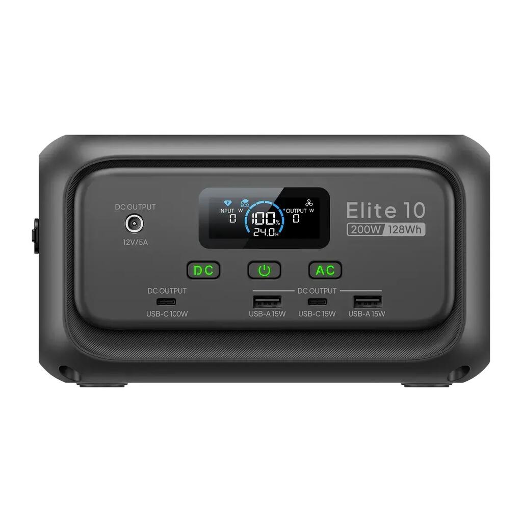 Elite 10 MINI Portable Power Station 128Wh – Hiking, Weekend Getaways & Camping