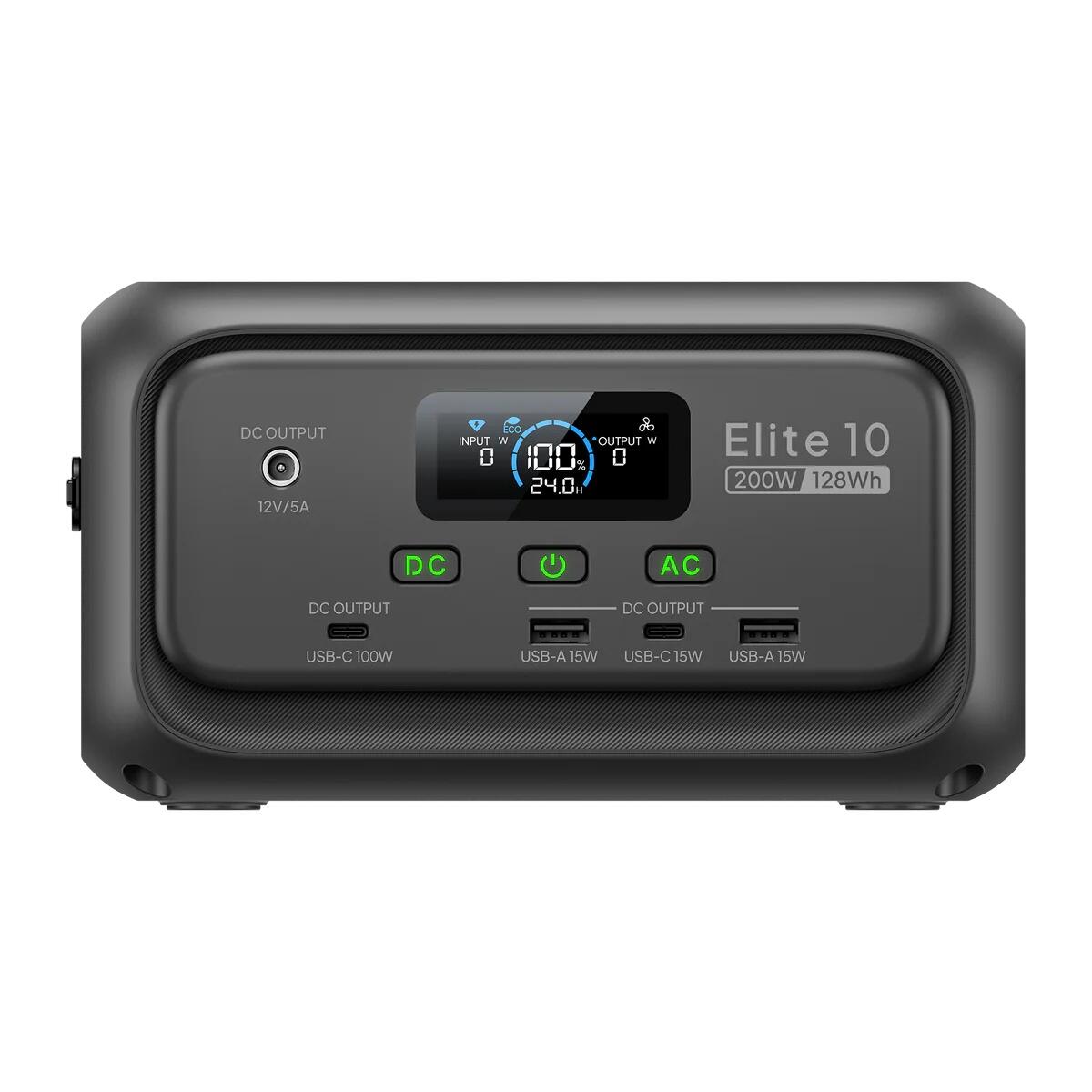 Przenośna stacja zasilania BLUETTI Elite 10 MINI 128Wh do Wędrówki, weekendy