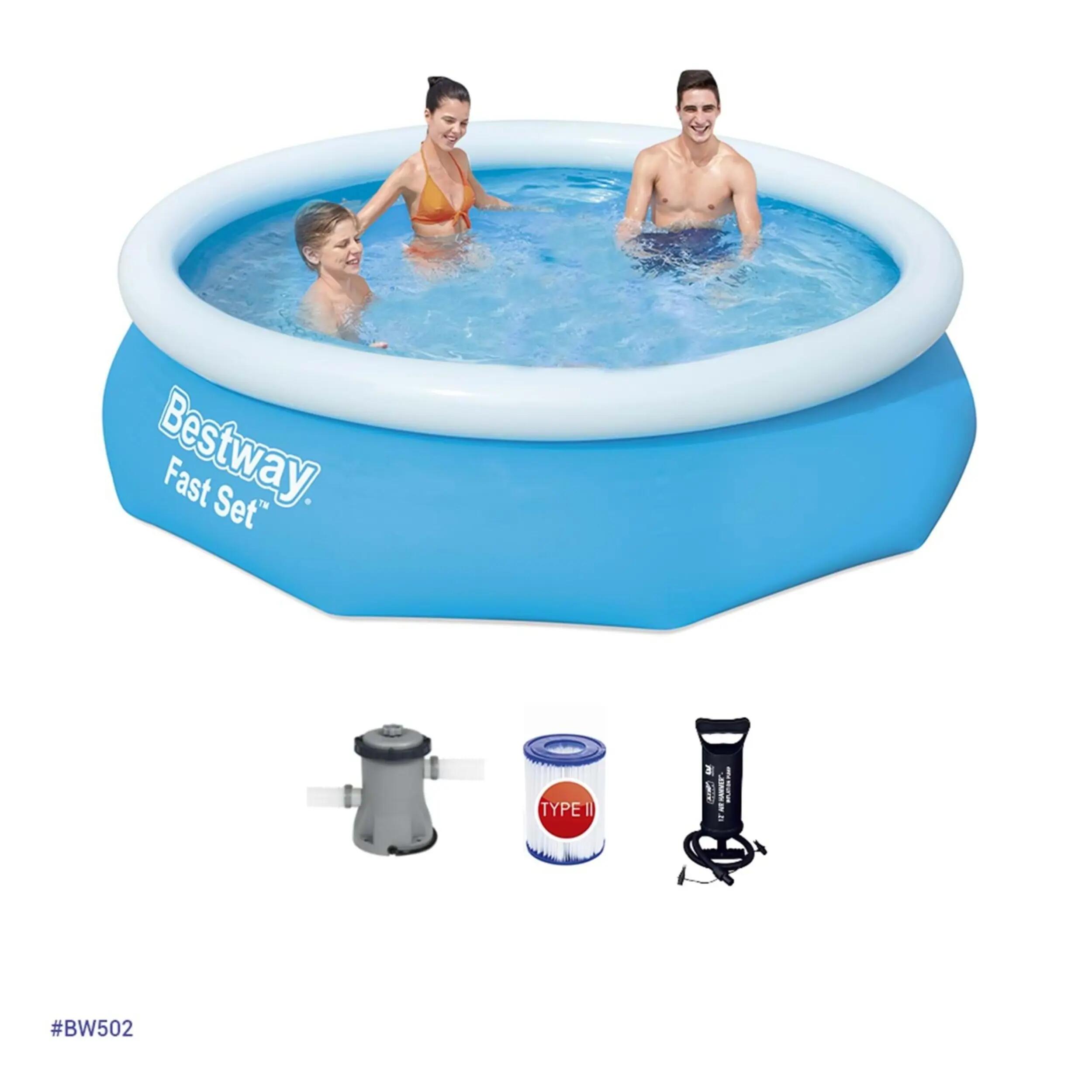 Bestway Büyük Şişme Havuz Seti Bw 502 57266 1/3