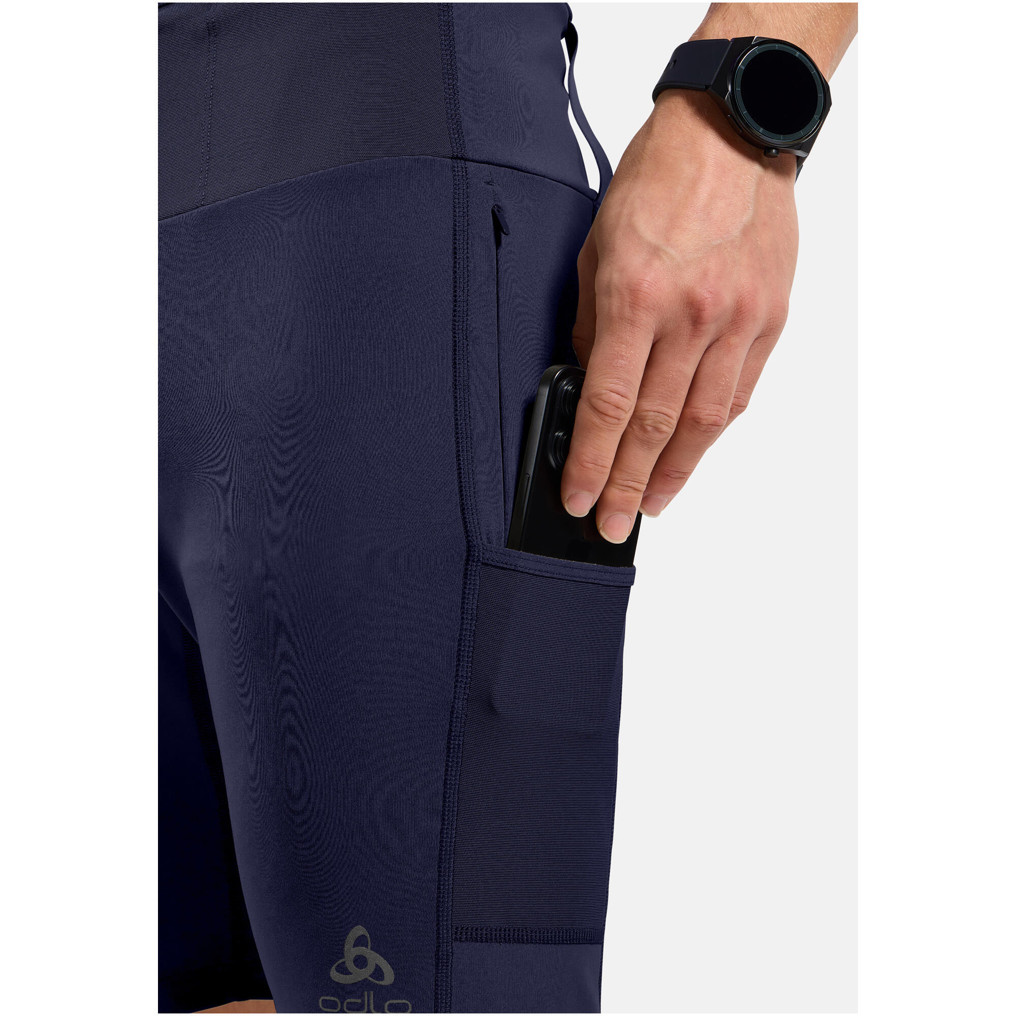 Leggings corti cargo da trail running X-Alp ODLO 4/7