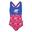 Beco Ocean Dinos Swimsuit for Girls - Pink and Blue