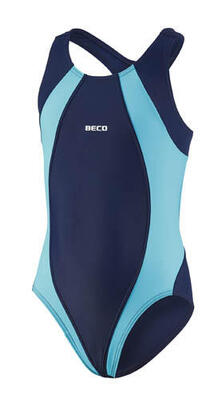 Beco costume da bagno ragazza blu scuro-turchese