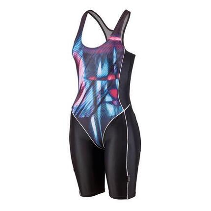 Beco maillot de bain long legs multicolore/noir