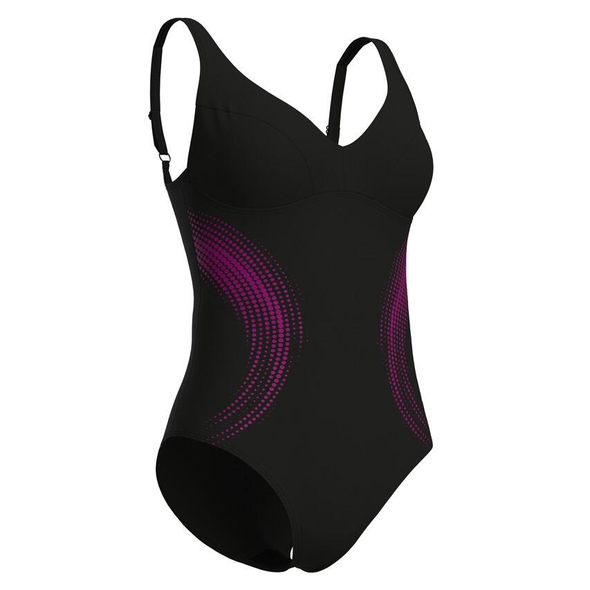 arena Badeanzug Shimmering U Back für Damen 6/7