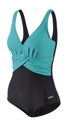 Beco maillot de bain D-cup noir et pétrole 1/1