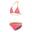 Beco Zebra Vibes bikini triunghi pentru fete - roz/orange
