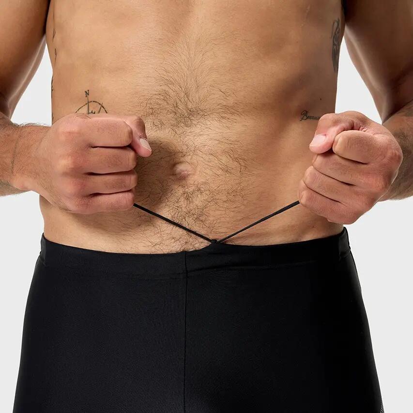 Speedo Herren Schwimmjammer Medley Logo Schwarz/Grün 5/7
