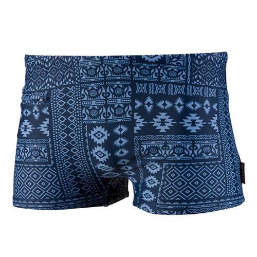 Beco maillot boxer homme bleu foncé imprimé bleu clair