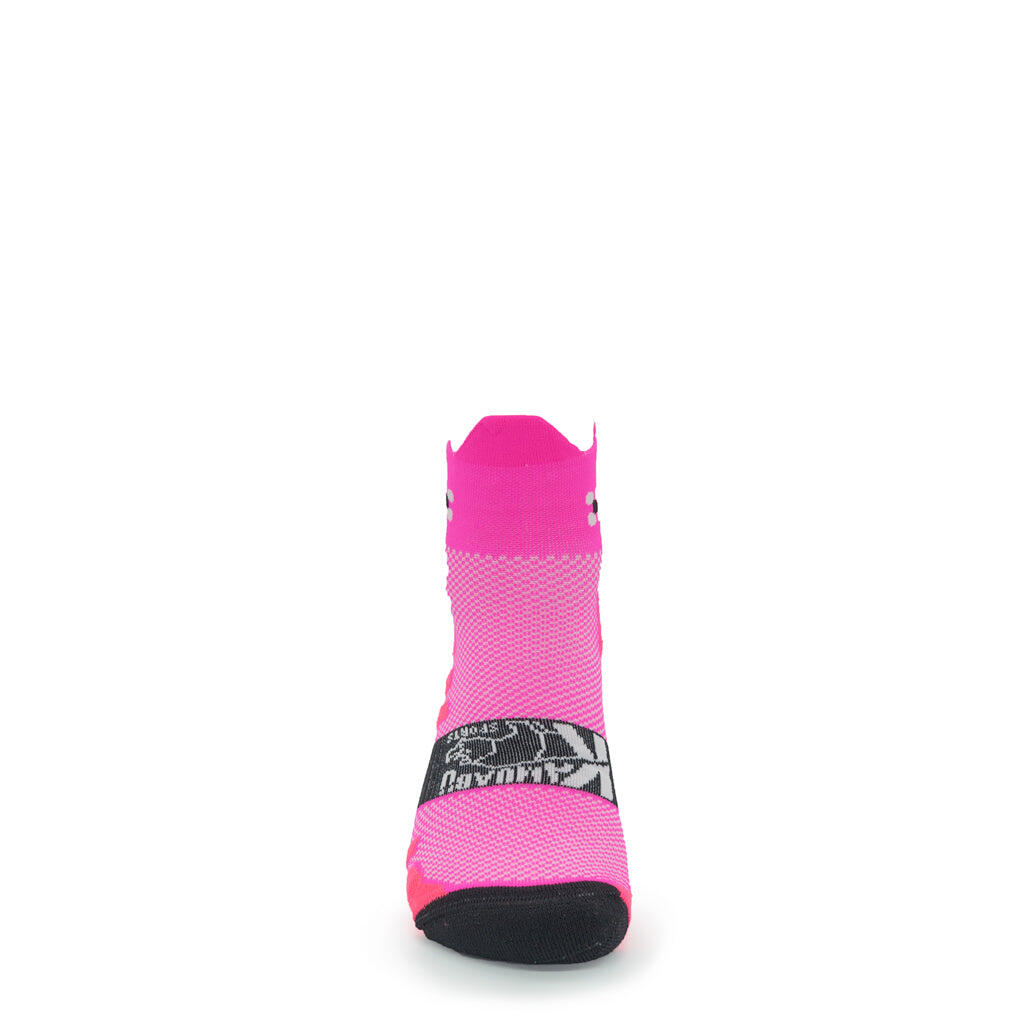 Chaussettes Running basses 15 cm - couleur FUCHSIA FLUO 5/5