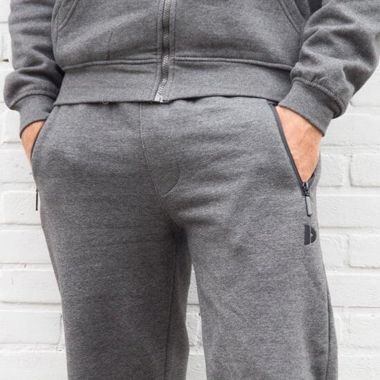 2er-Pack Donnay Herren-Jogginghosen Jack mit Kragen 3/5