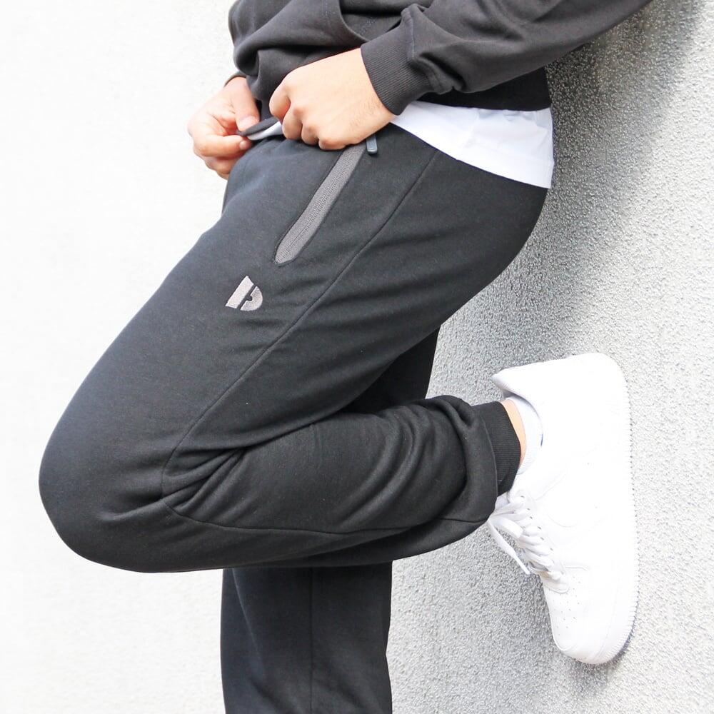 2er-Pack Donnay Herren-Jogginghosen Jack mit Kragen 2/5