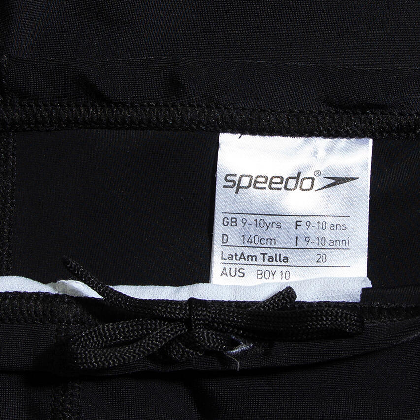 Speedo Jongens Zwemboxer Medley Logo Zwart/Grijs 4/5