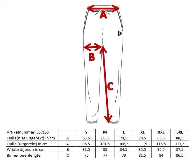 2er-Pack Donnay Herren-Jogginghosen Jack mit Kragen 5/5