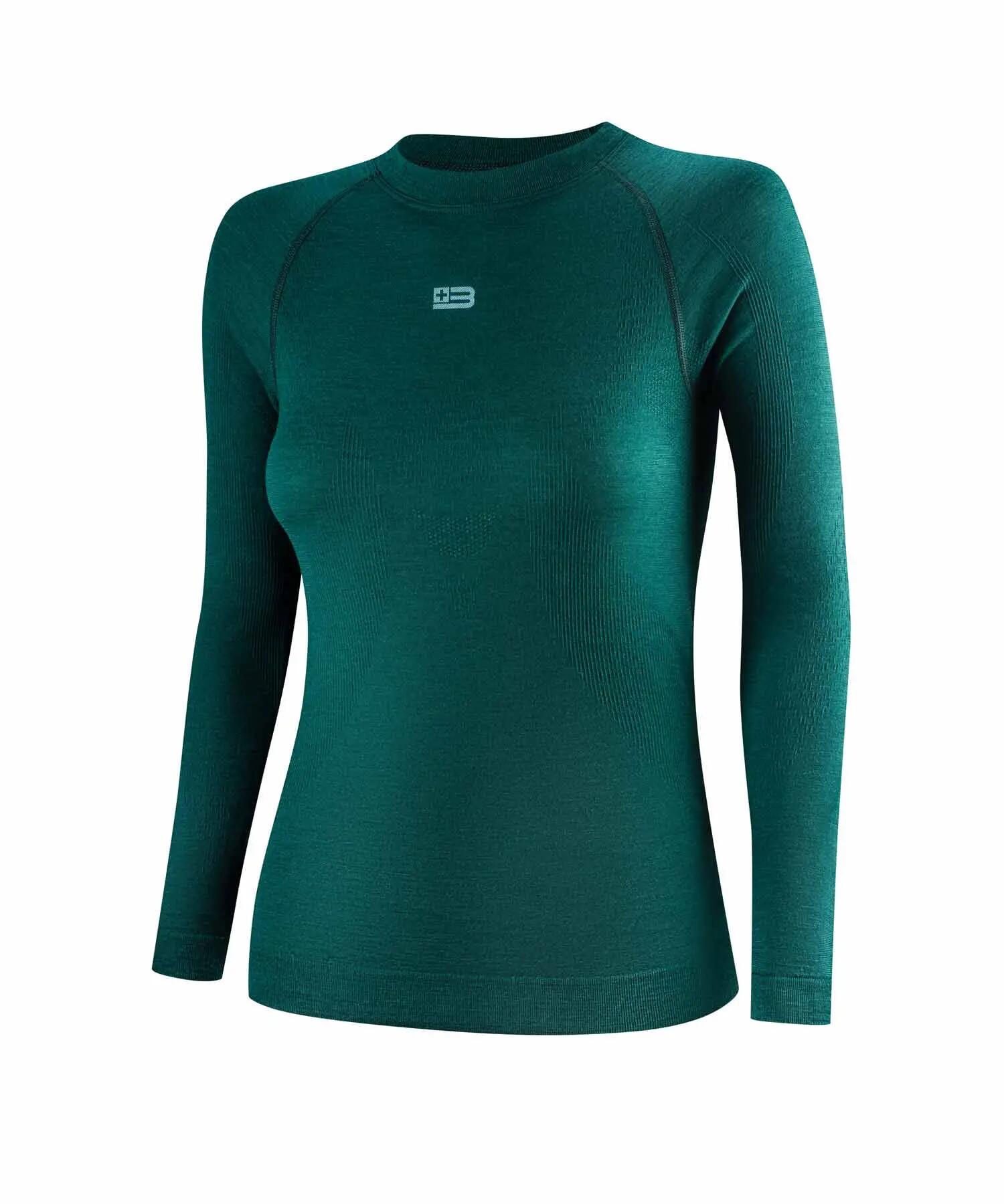 Koszulka damska z długim rękawem wełniana Brubeck ACTIVE MERINO 3/5