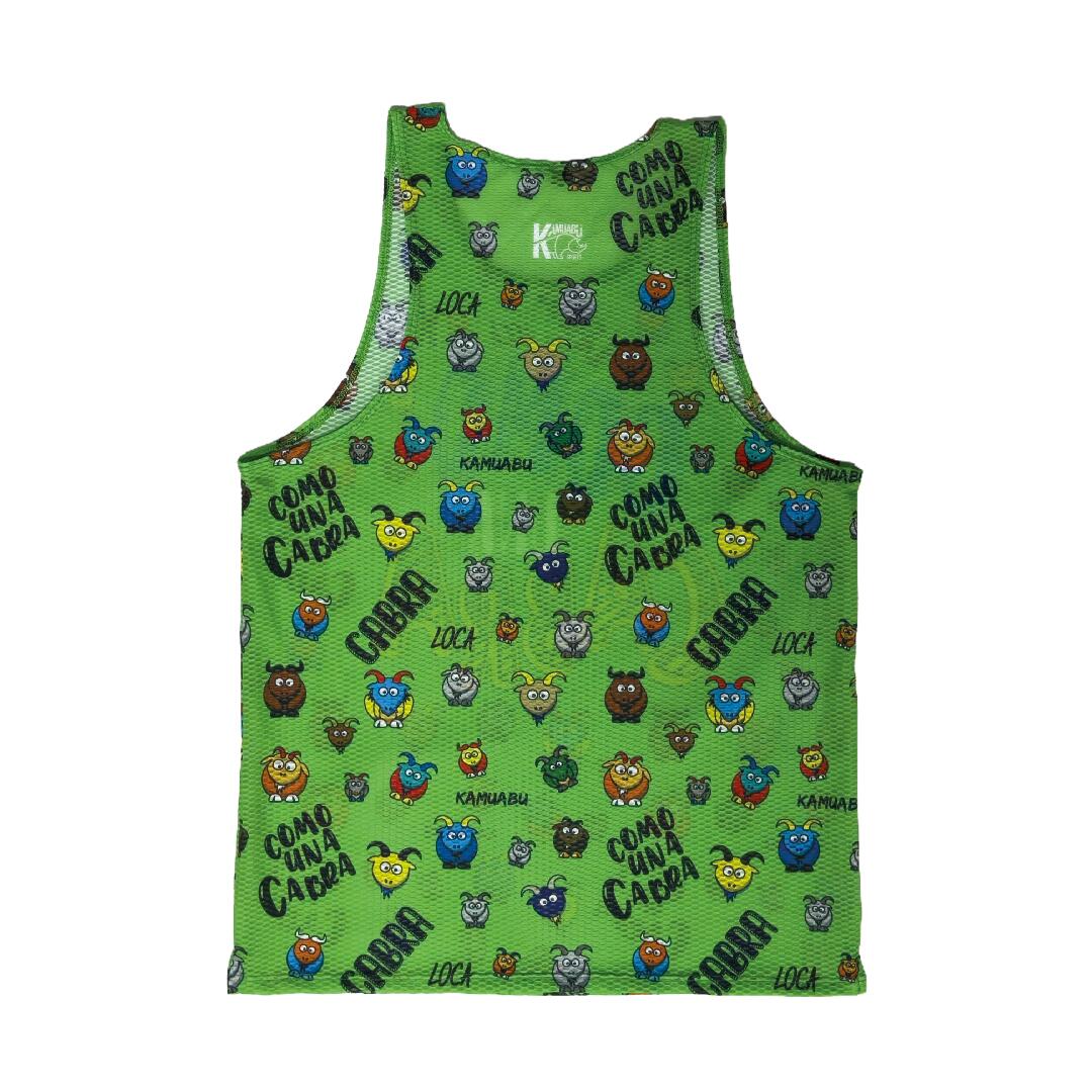 Canotta Running COME UNA CAPRA ADULTO - VERDE - Uomo 2/2