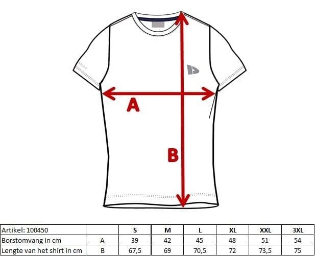 Donnay Heren Baselayer Shortsleeve 4/6