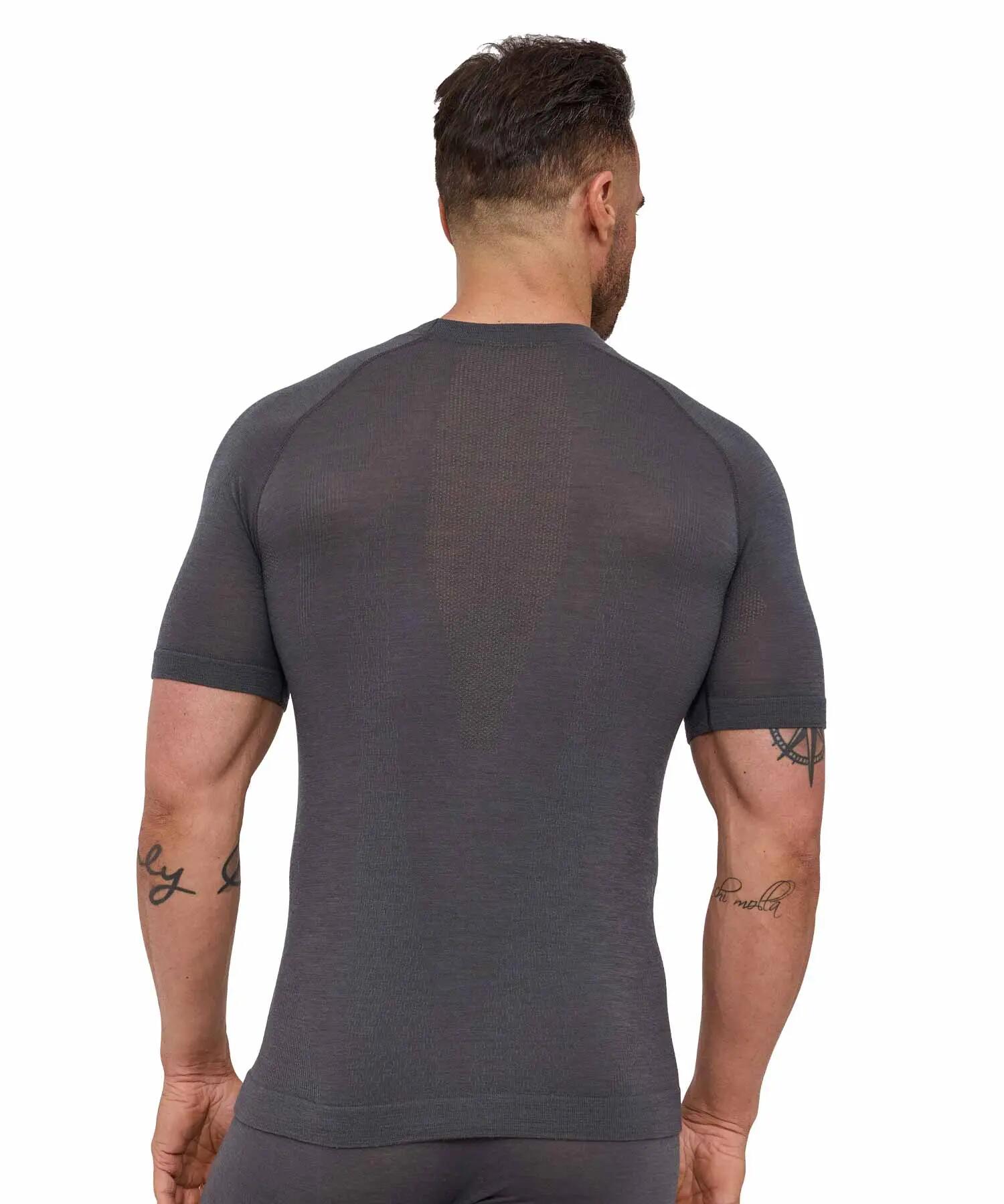 Koszulka męska z krótkim rękawem wełniana Brubeck ACTIVE MERINO 2/5
