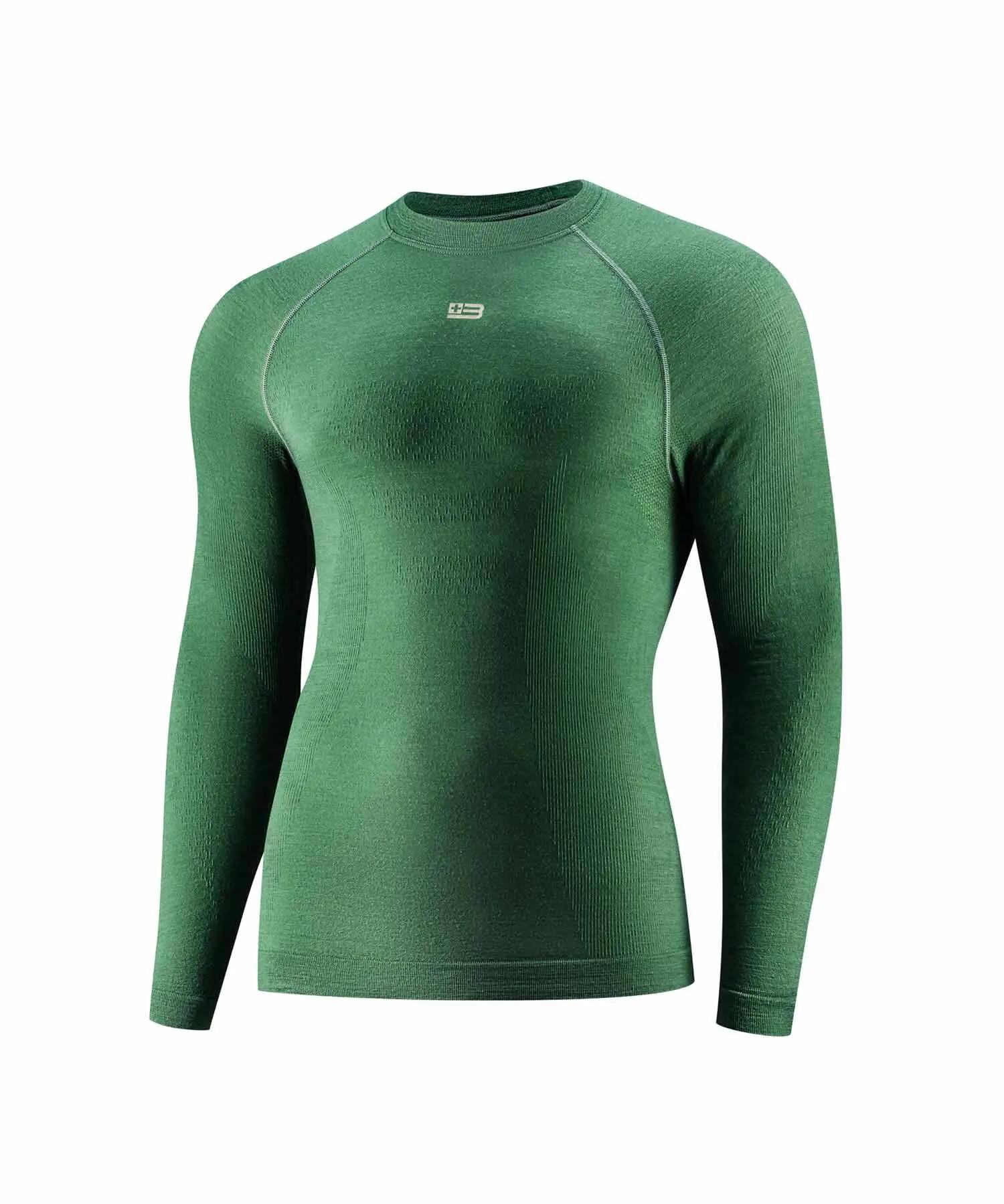 Koszulka męska z długim rękawem wełniana Brubeck ACTIVE MERINO 3/5