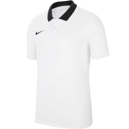 Polo enfant NIKE en Dri-FIT, manches courtes, blanc