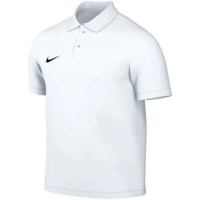 Nike heren polo dri-fit kortmouws regular fit, wit