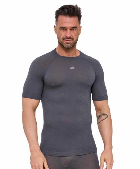 Koszulka męska z krótkim rękawem wełniana Brubeck ACTIVE MERINO