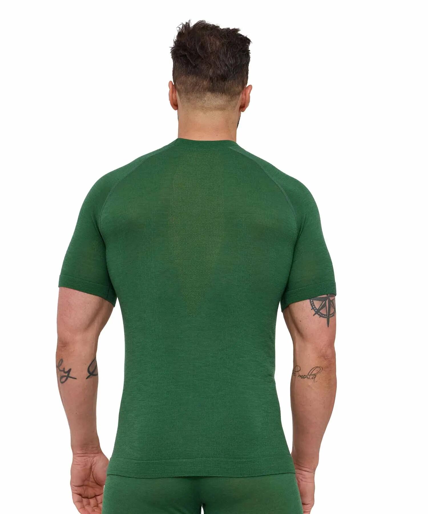 Koszulka męska z krótkim rękawem wełniana Brubeck ACTIVE MERINO 2/5