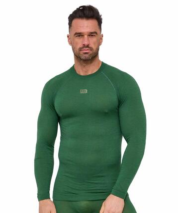 Koszulka męska z długim rękawem wełniana Brubeck ACTIVE MERINO