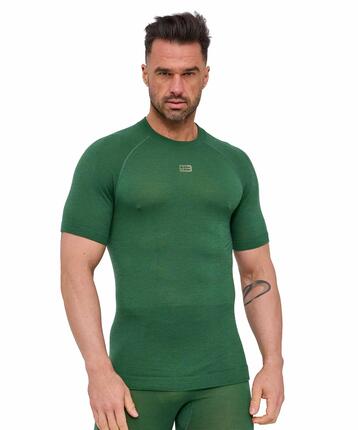 Koszulka męska z krótkim rękawem wełniana Brubeck ACTIVE MERINO