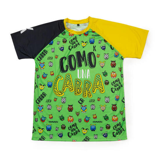 Hardloop T-shirt ALS EEN CABRA - GROEN - Heren