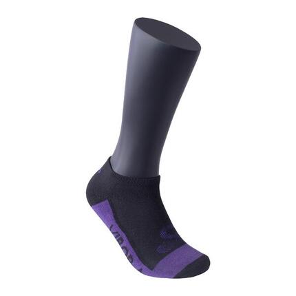 Chaussettes invisibles Vibor-a noir/violet 35-38
