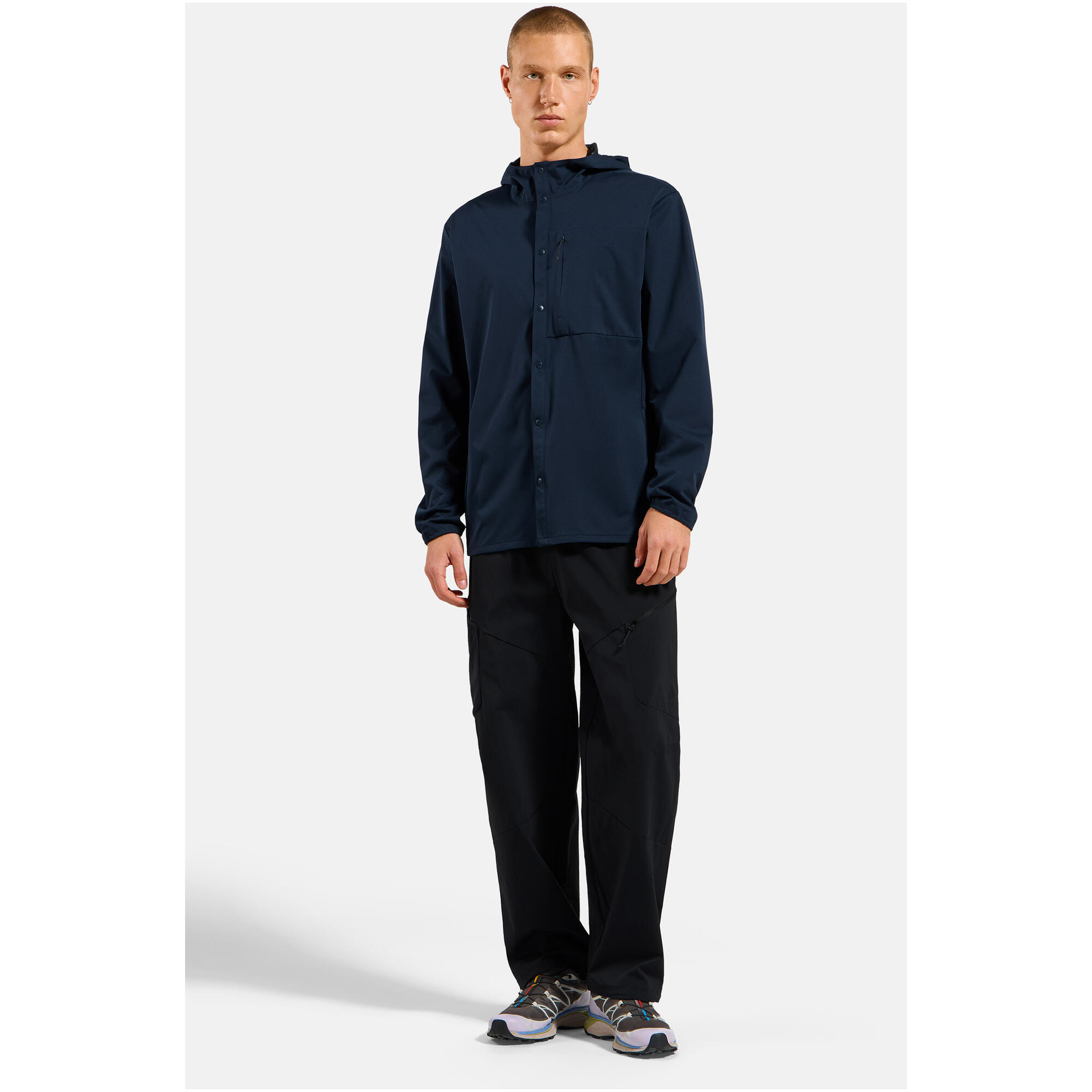 Koszula z długim rękawem męska ODLO Shirt l/s TRANSITION SOFTSHELL 3/6