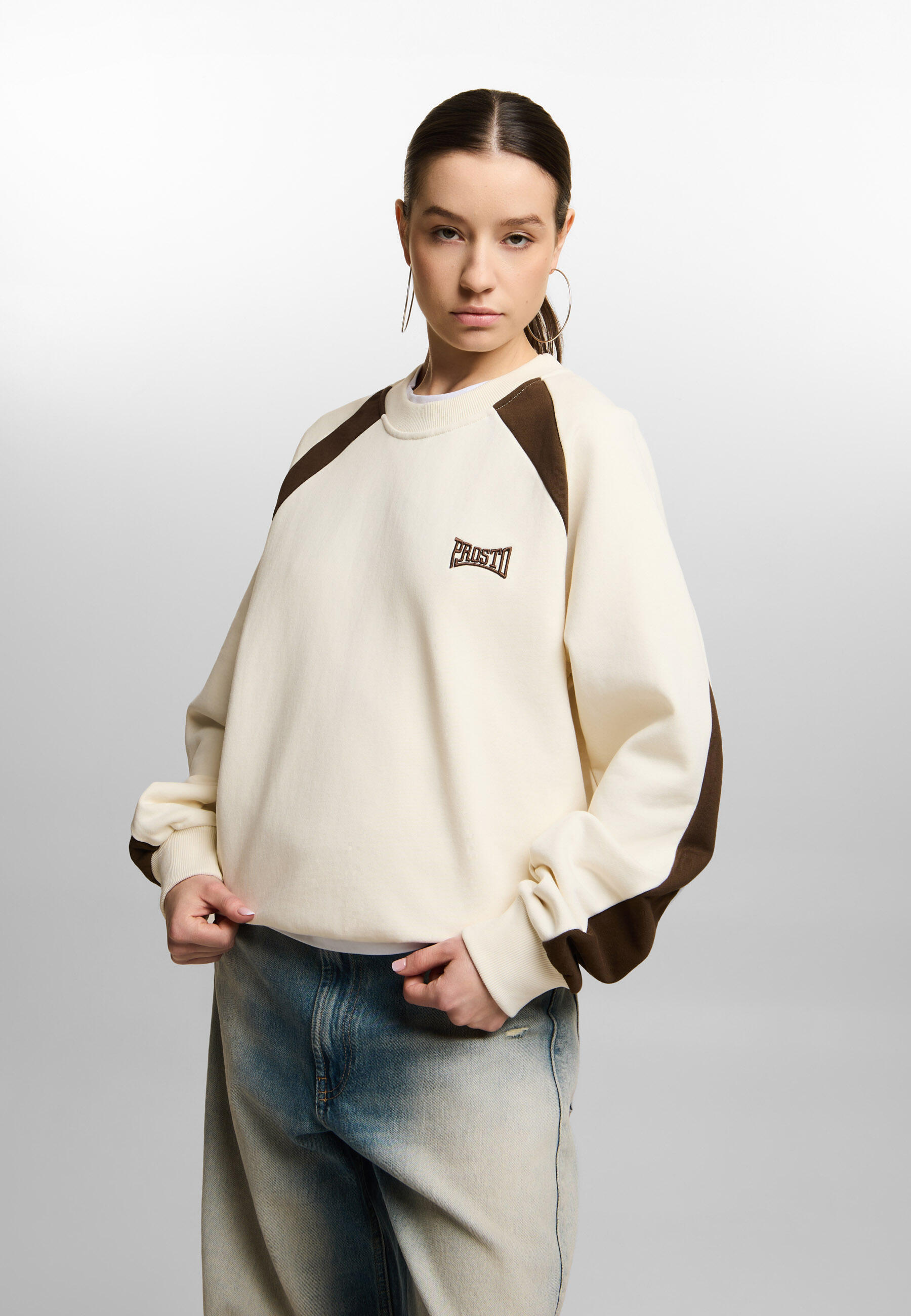 Bluza sportowa damska Prosto Speed bez kaptura