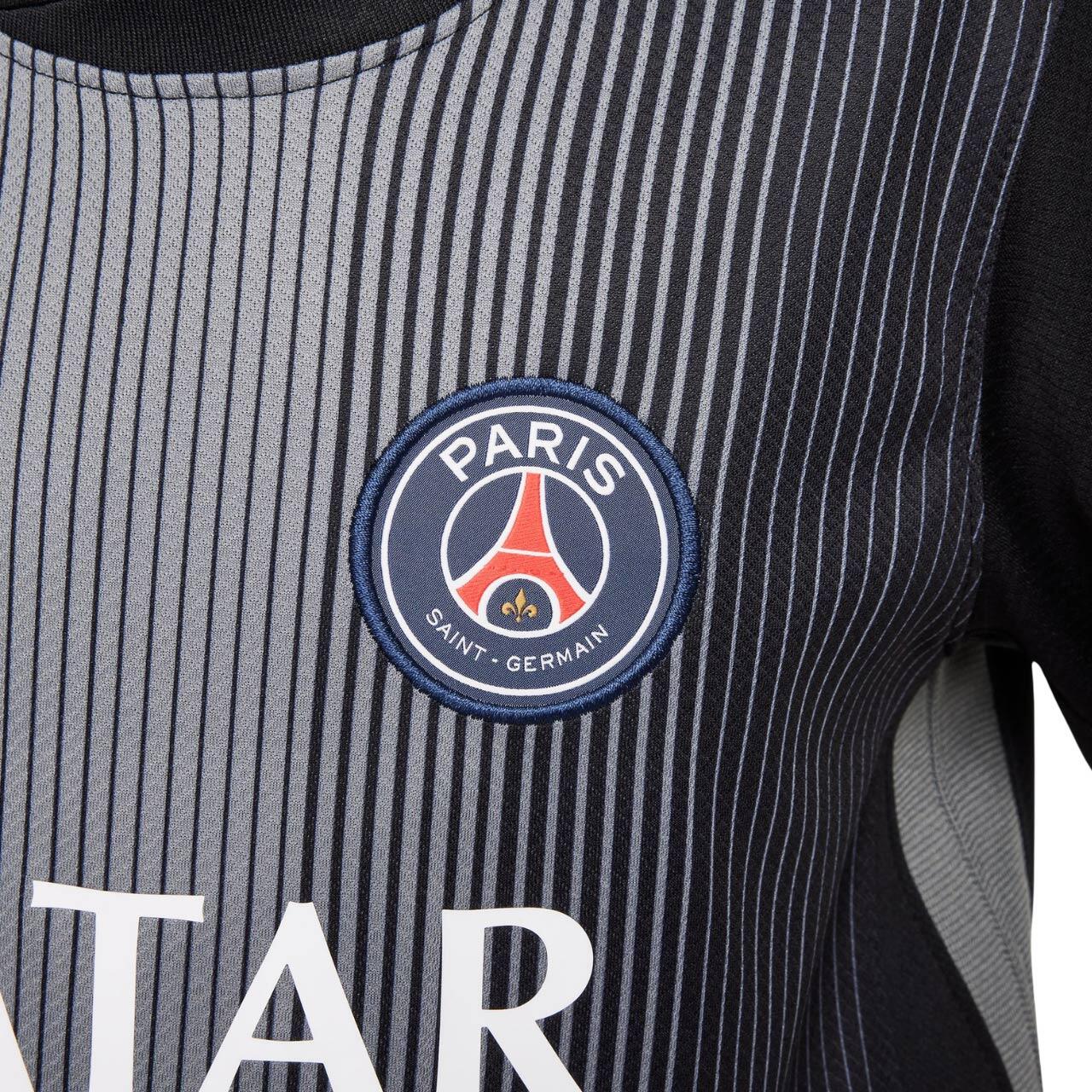 Nike PSG keeperstrui 2025/26 kinder Dri-FIT, zwart, lange mouwen 7/7