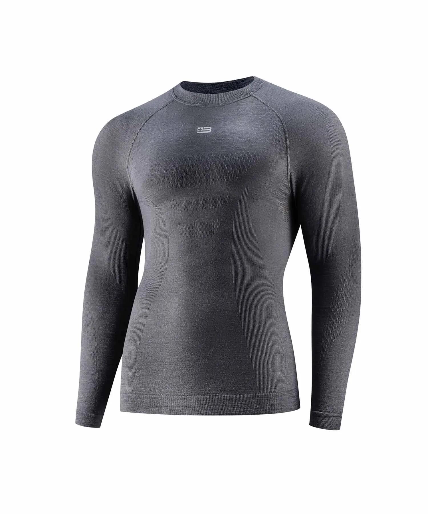 Koszulka męska z długim rękawem wełniana Brubeck ACTIVE MERINO 3/5