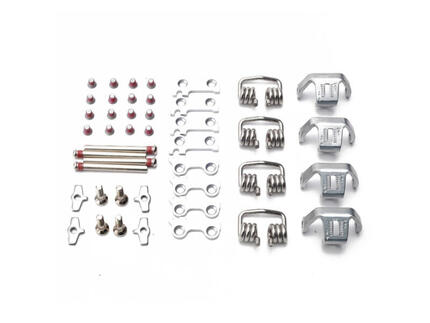 HT Components - Kit pièces détachées mécanisme pédale BMX race SX, argent