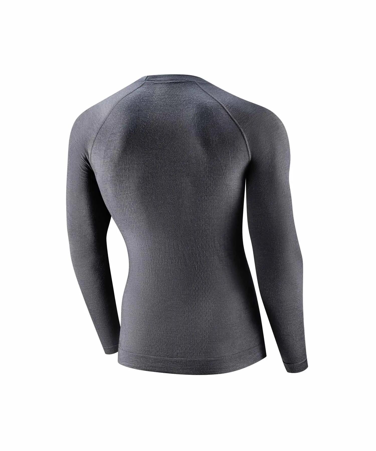 Koszulka męska z długim rękawem wełniana Brubeck ACTIVE MERINO 4/5