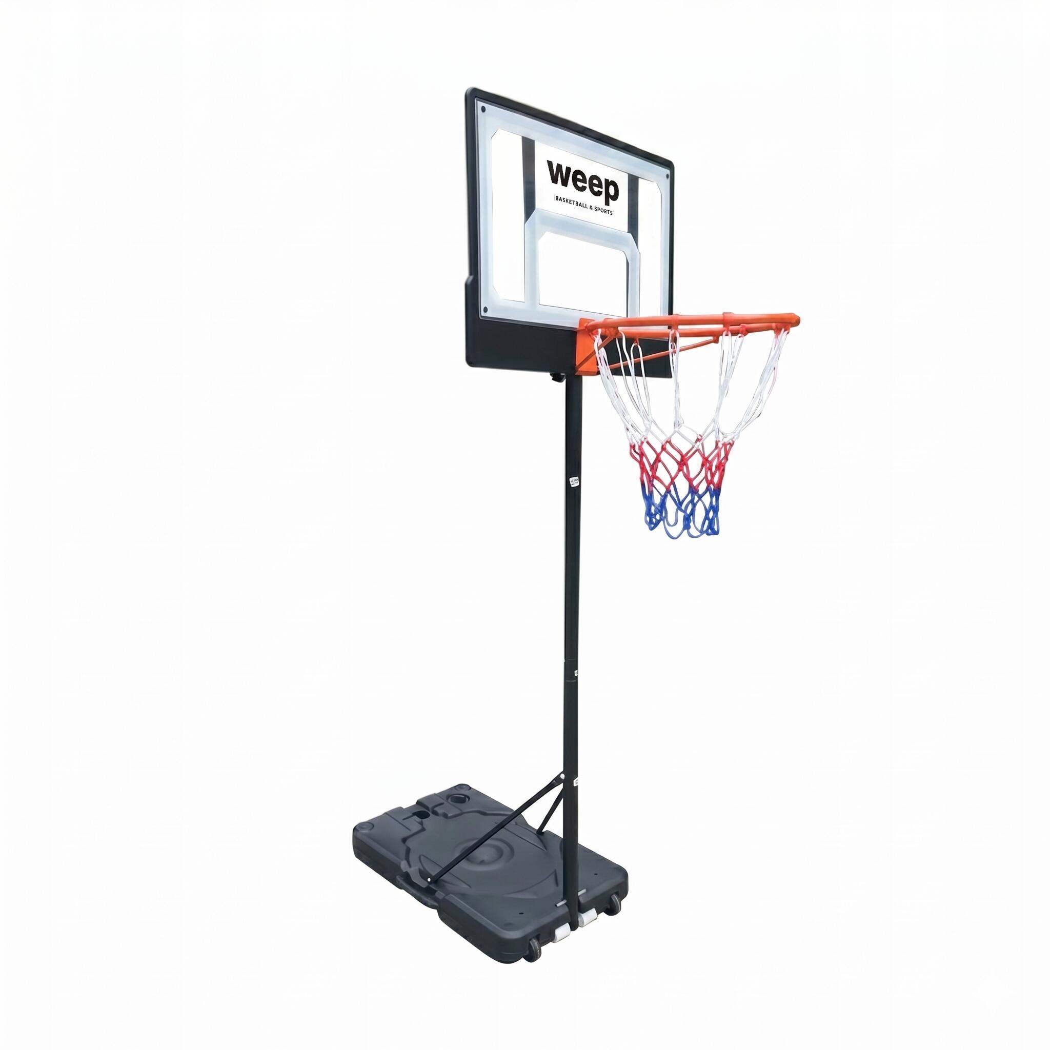 Zestaw do koszykówki kosz Weep K01 regulowany do 210 cm mobilny stabilny 4/7